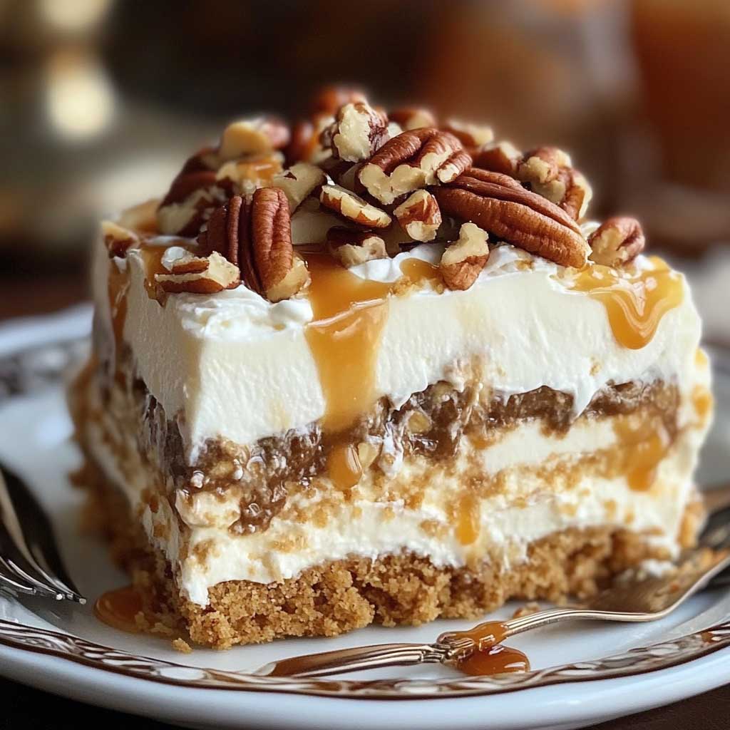 Ingredients for Butter Pecan Praline Poke Cake