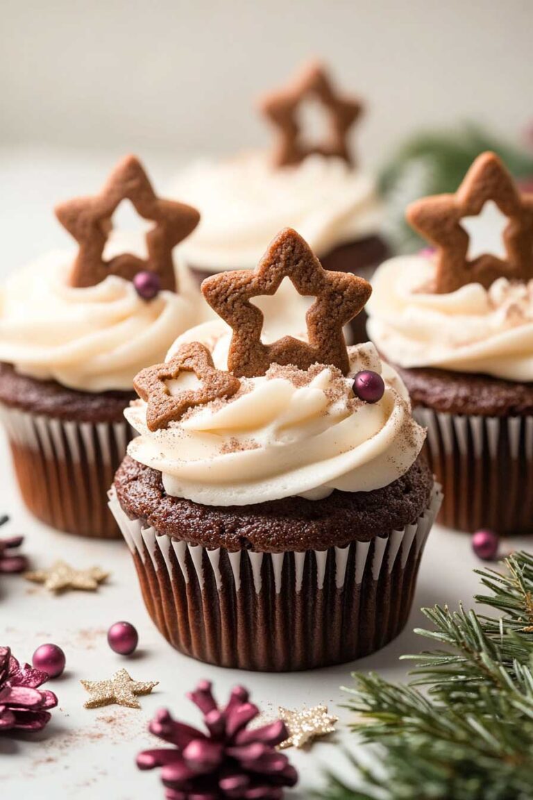 Gingerbread Cupcakes with Cream Cheese Frosting Recipe