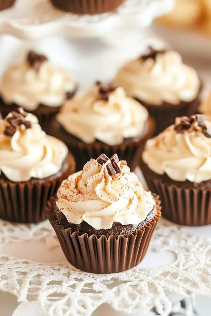 Storing Mini Baileys Chocolate Cheesecakes