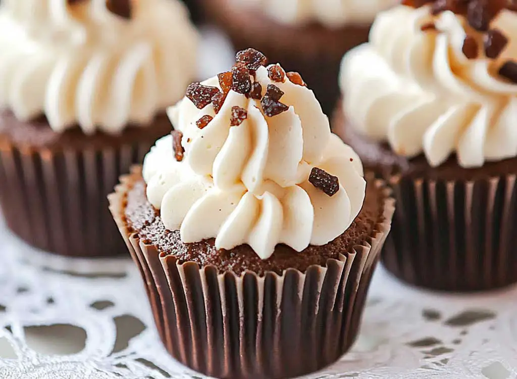 Mini Baileys Chocolate Cheesecakes