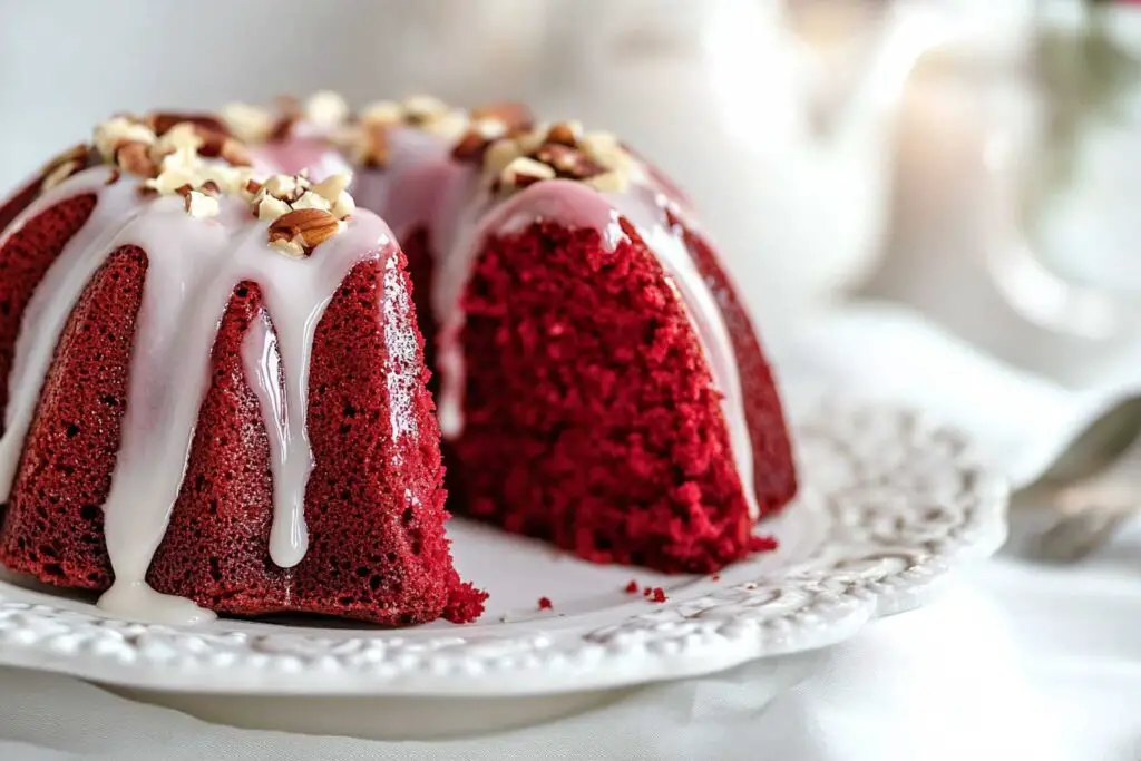 Easy Mini Red Velvet Bundt Cake