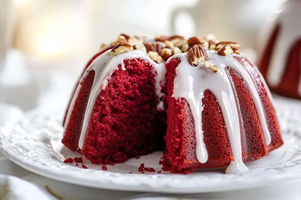 Mini Red Velvet Bundt Cake recipe