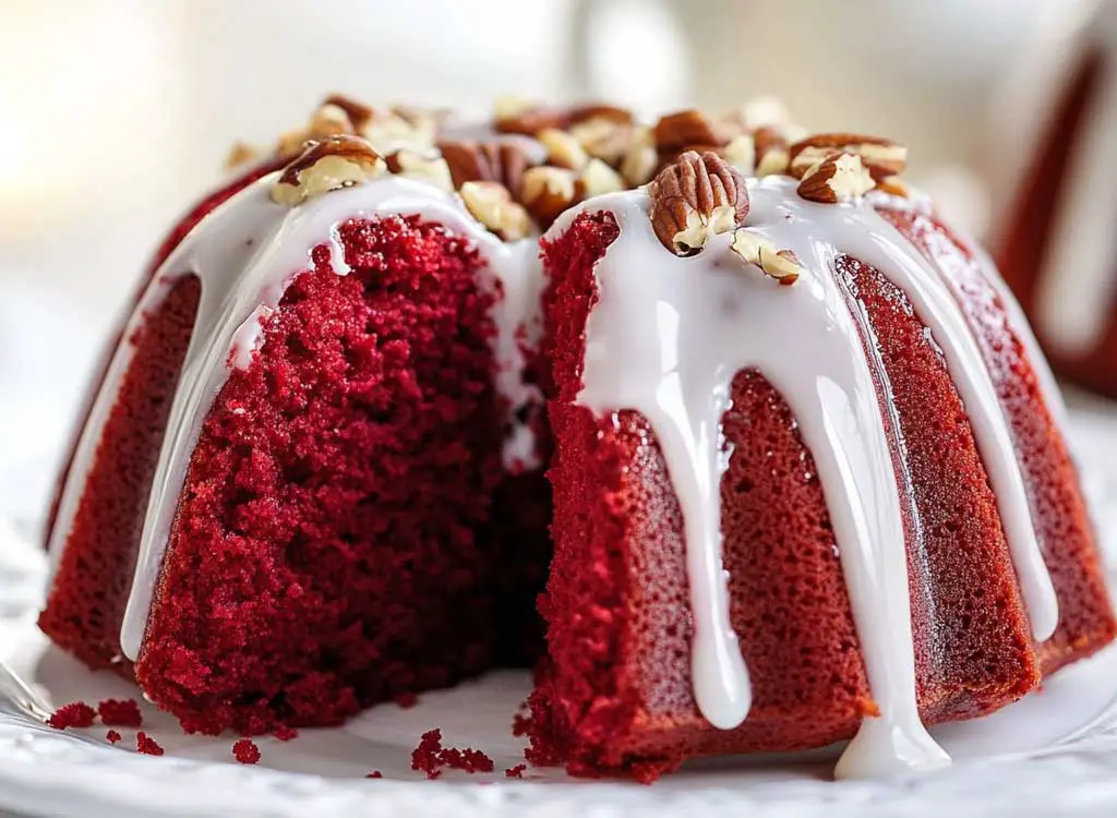 Mini Red Velvet Bundt Cake