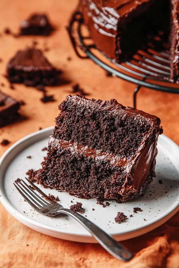 How to Serve Moist Chocolate Cake