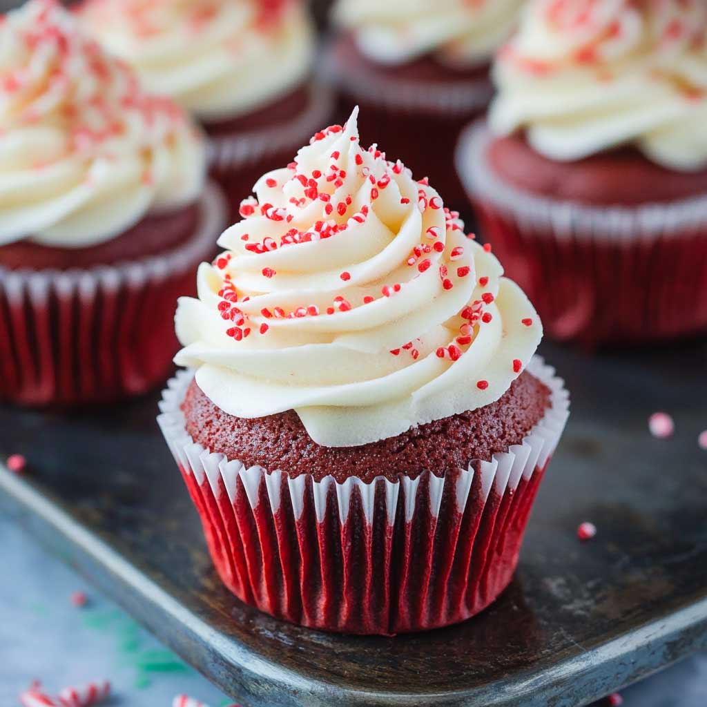 Red Velvet Peppermint Cupcakes Recipes