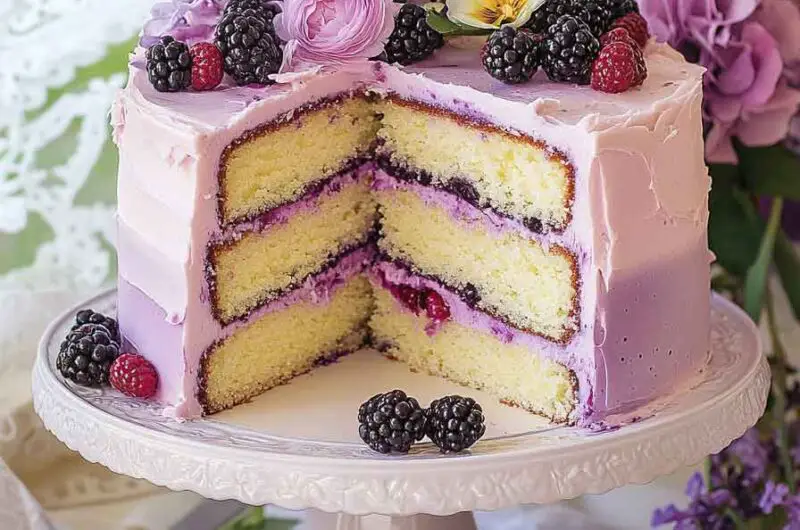 Blackberry Lavender Cake