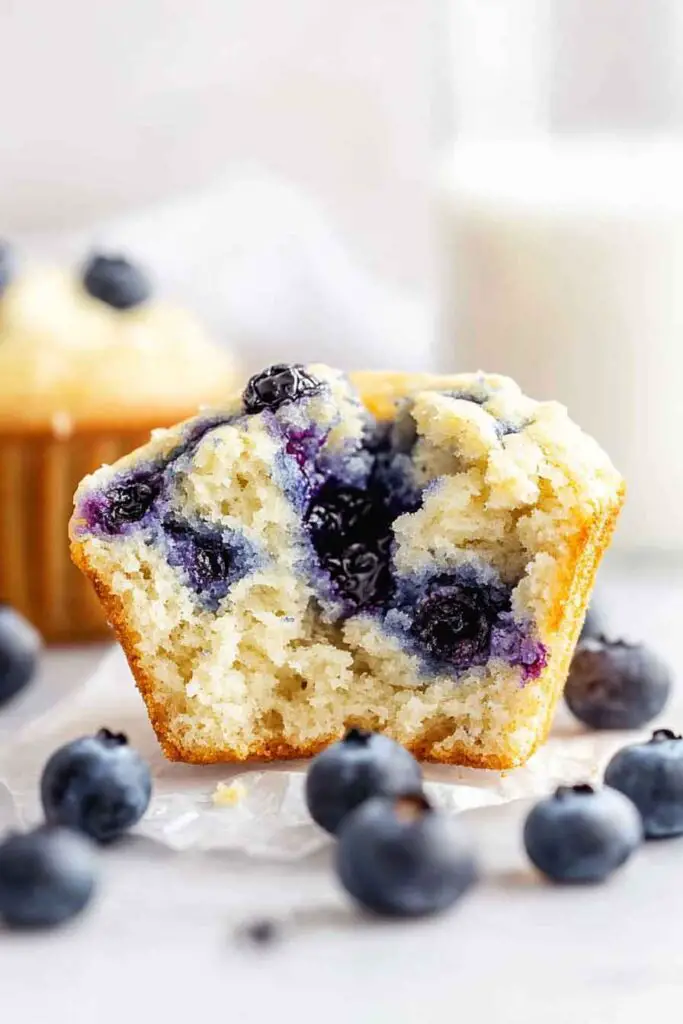 Ingredients for Gluten Free Blueberry Muffins