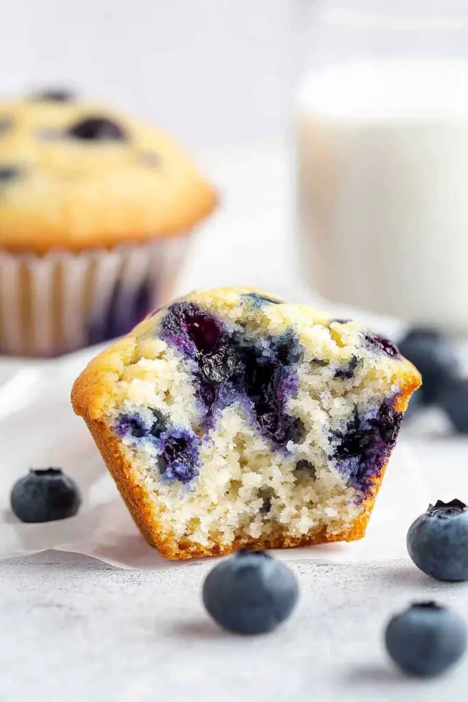 Serving and Enjoying Gluten Free Blueberry Muffins