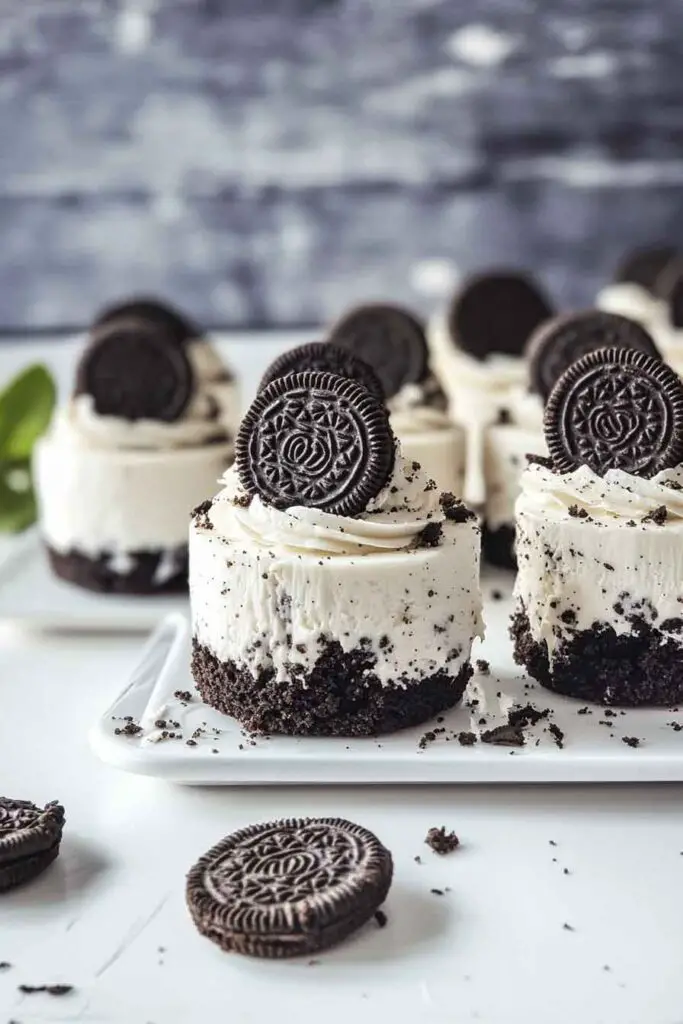 Mini Oreo Cheesecakes