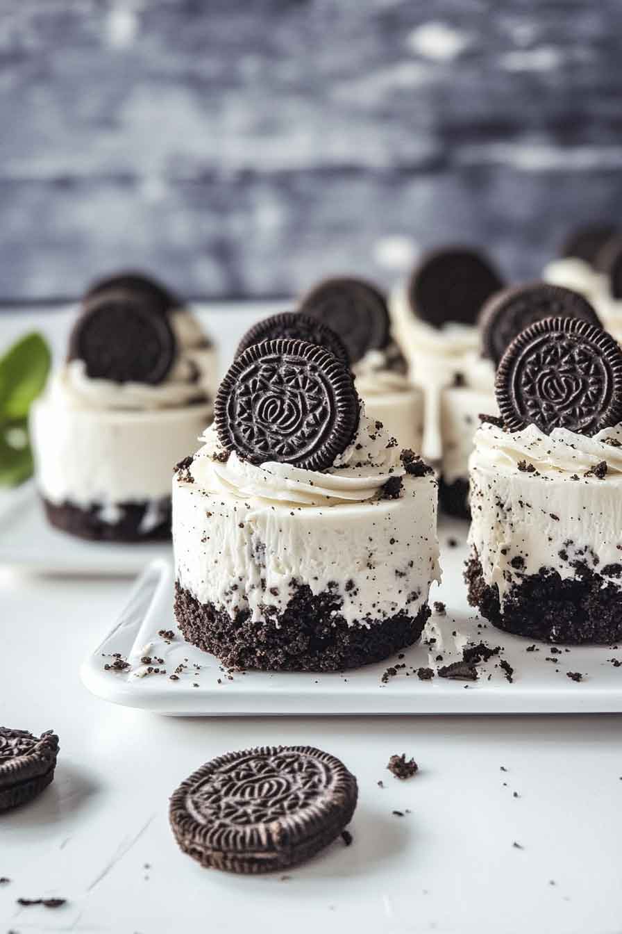 Mini Oreo Cheesecakes