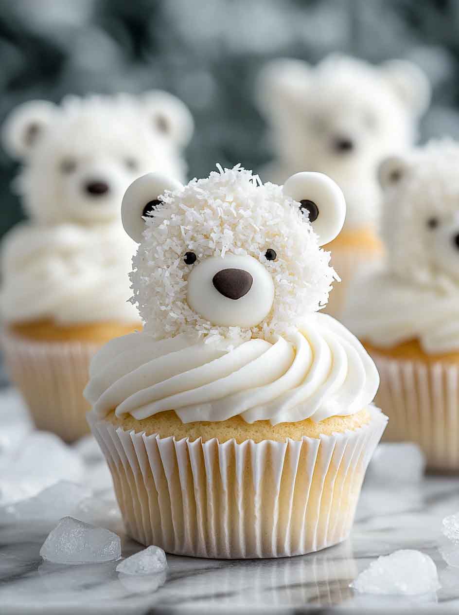 Polar Bear Cupcakes