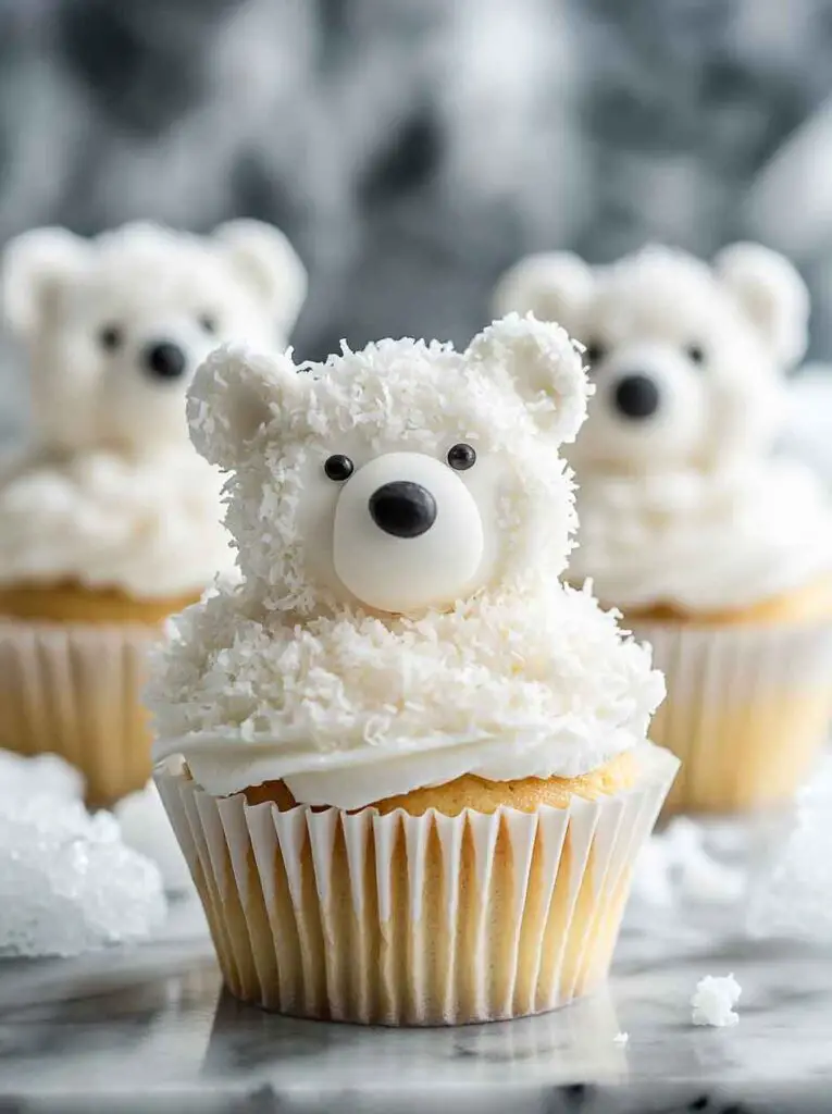 Ingredients for Polar Bear Cupcakes