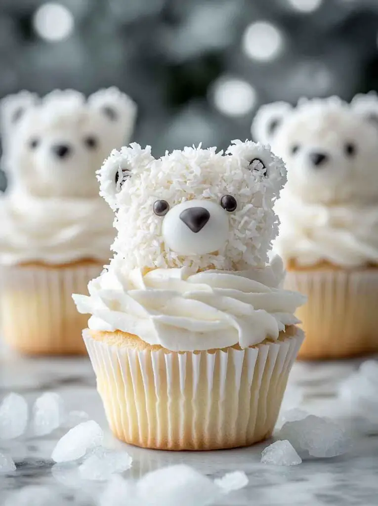 How to Make Polar Bear Cupcakes