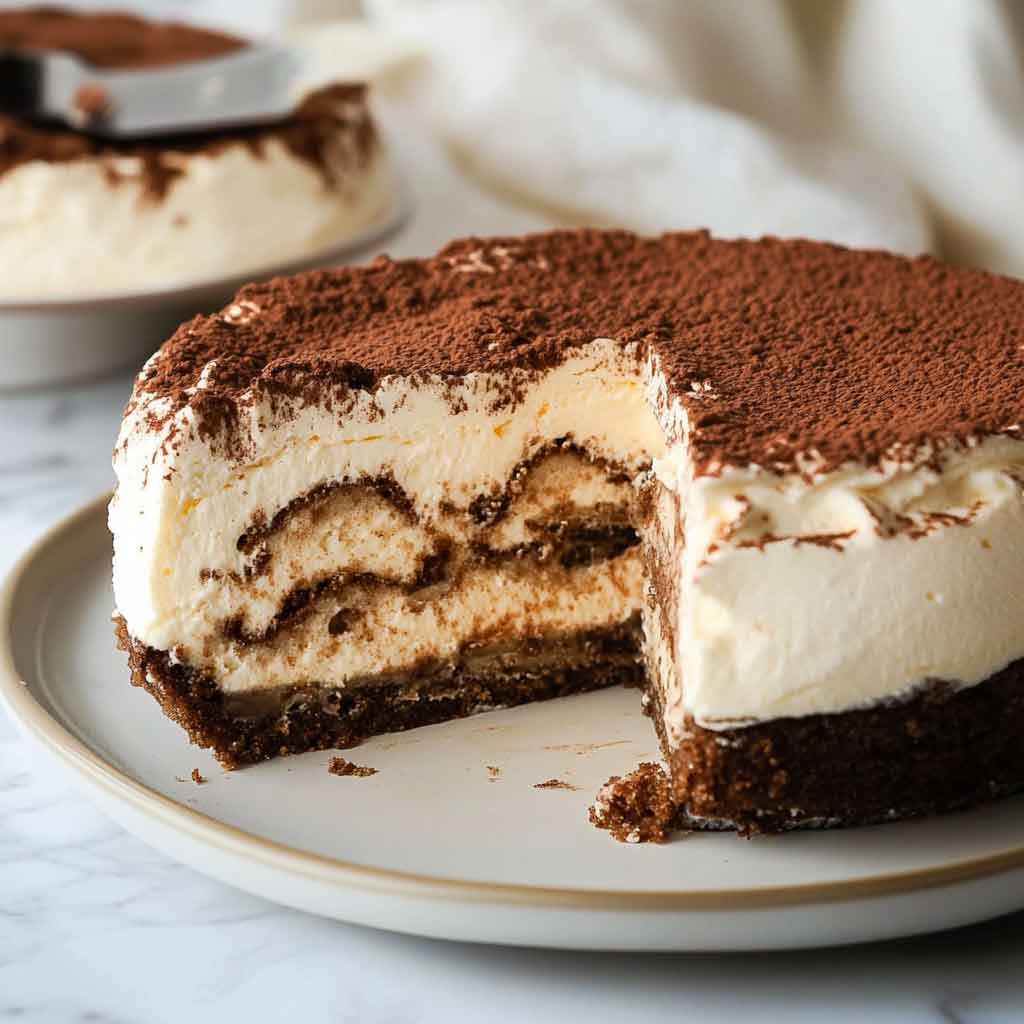 Tiramisu Cheesecake Recipe Dessert Hungry
