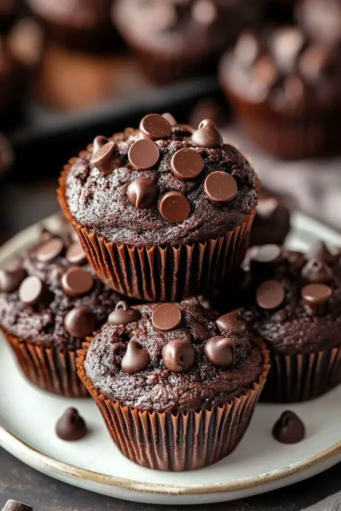 Triple Chocolate Muffins