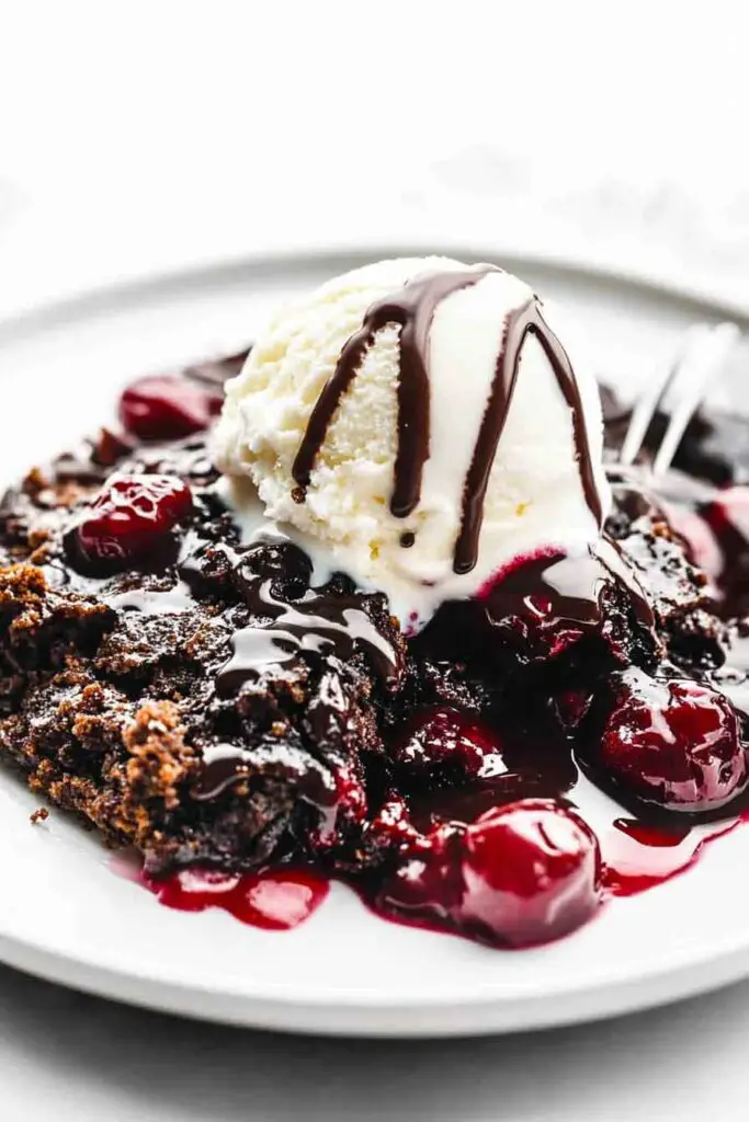 How to Make Chocolate Cherry Dump Cake