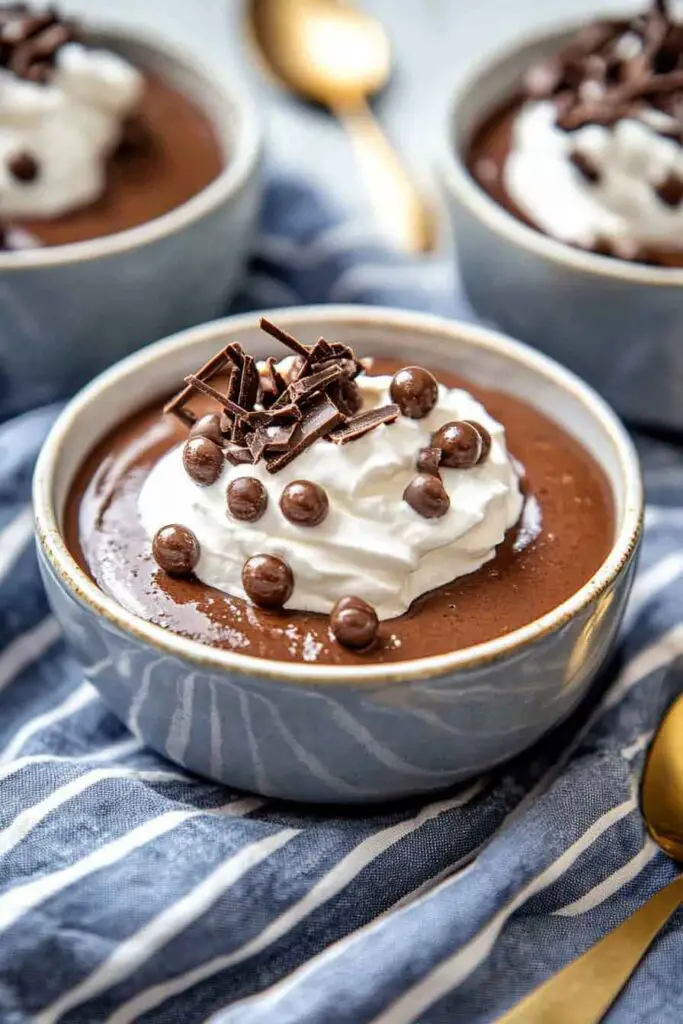 How to Serve Chocolate Pudding