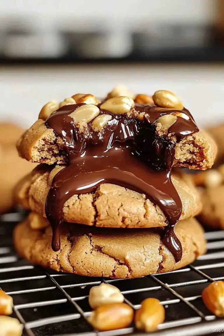 Air Fryer Peanut Butter Lava Cookies Recipe
