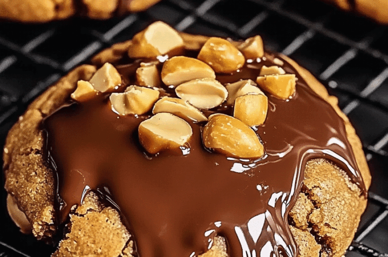 Air Fryer Peanut Butter Lava Cookies Recipe