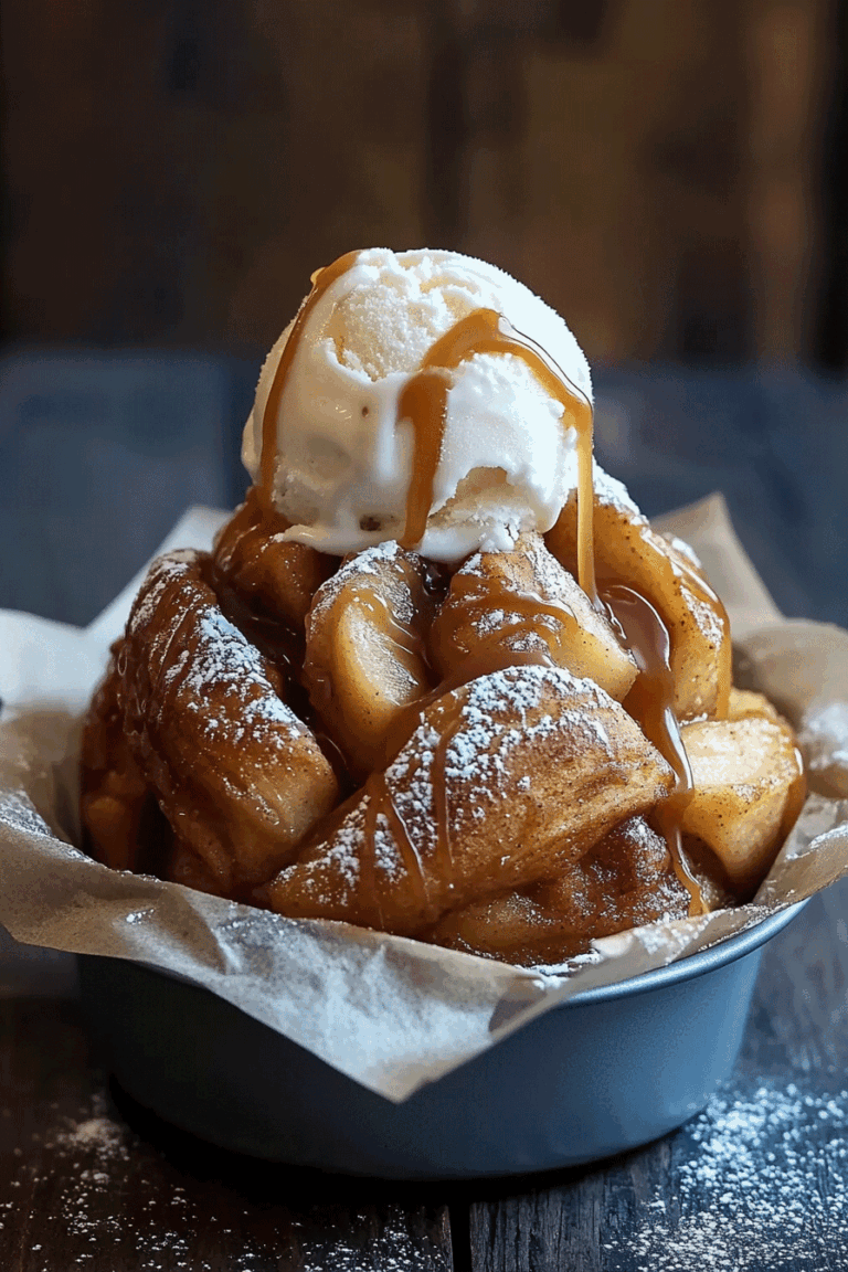 apple Cinnamon Rolls Vanilla Ice Cream