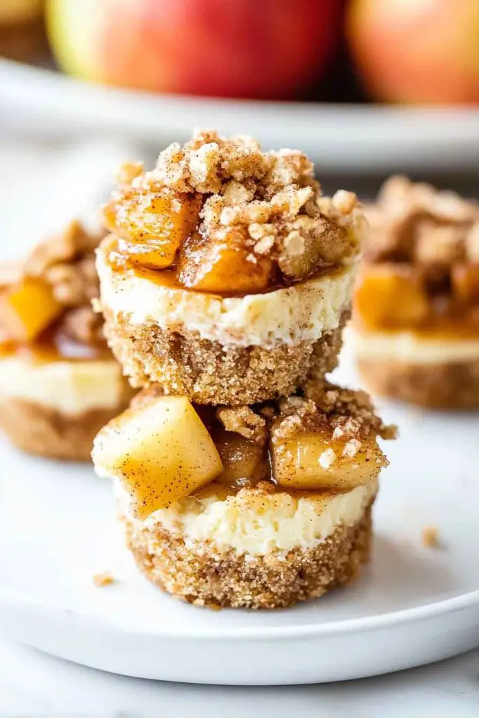 How to Make Apple Pie Mini Cheesecake Bites 