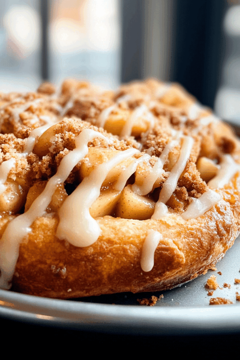Apple Pie Stuffed Cinnamon Rolls