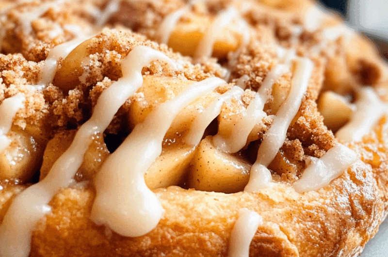 Apple Pie Stuffed Cinnamon Rolls