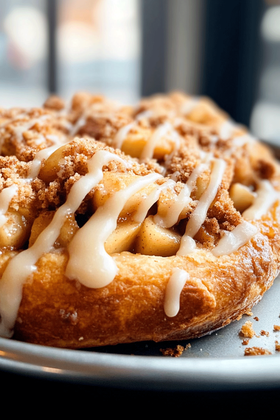 Apple Pie Stuffed Cinnamon Rolls