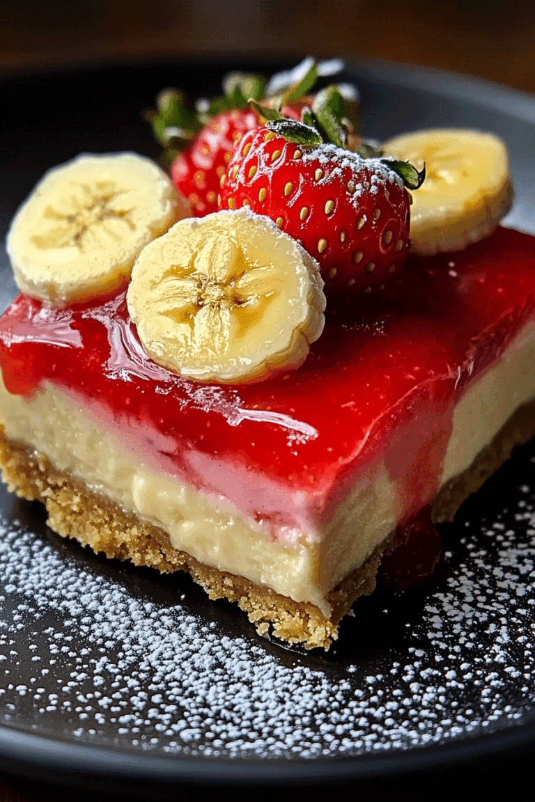 banana Pudding Strawberry Cheesecake Recipe