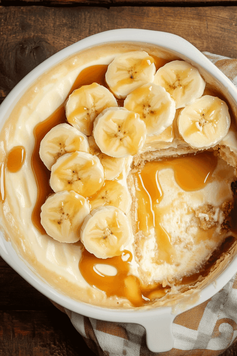 Banana Pudding Tiramisu with Caramel