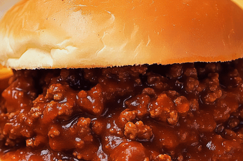 Best Ever Homemade Sloppy Joes