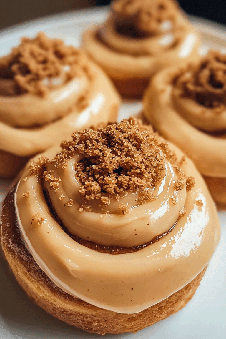 Biscoff Cookie Butter Cinnamon Rolls