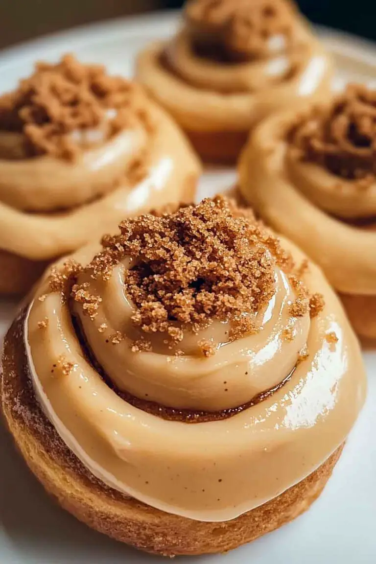 Biscoff Cookie Butter Cinnamon Rolls