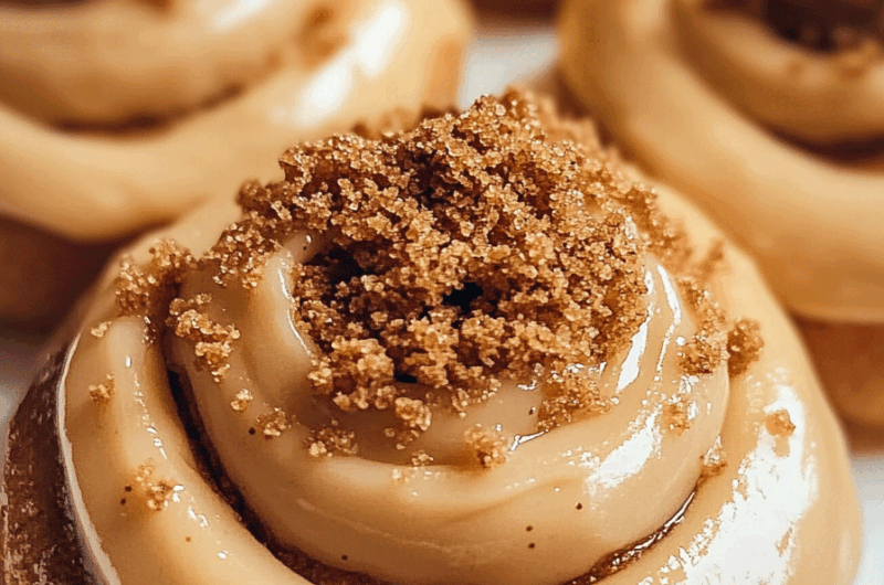 Biscoff Cookie Butter Cinnamon Rolls