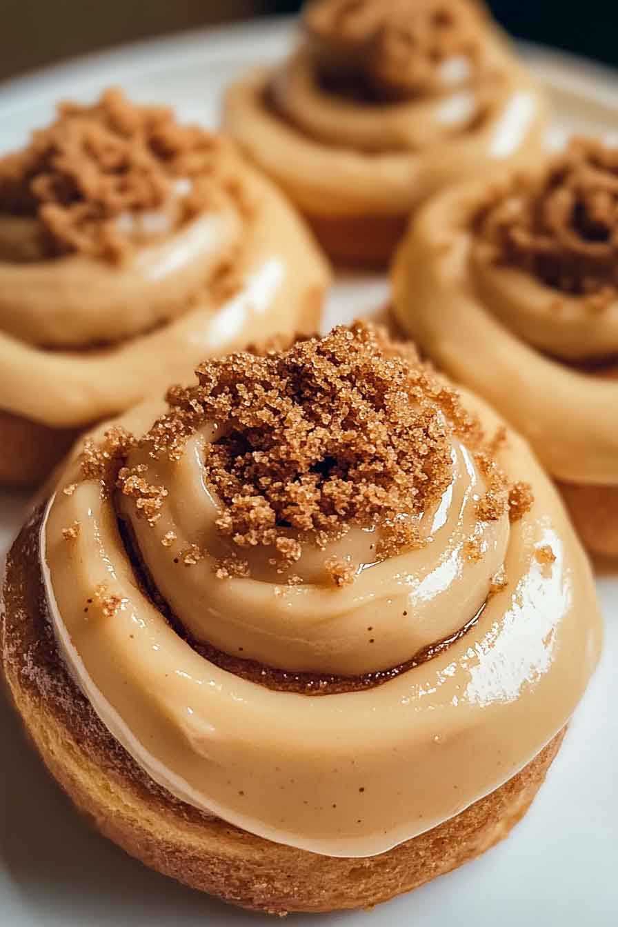 Biscoff Cookie Butter Cinnamon Rolls