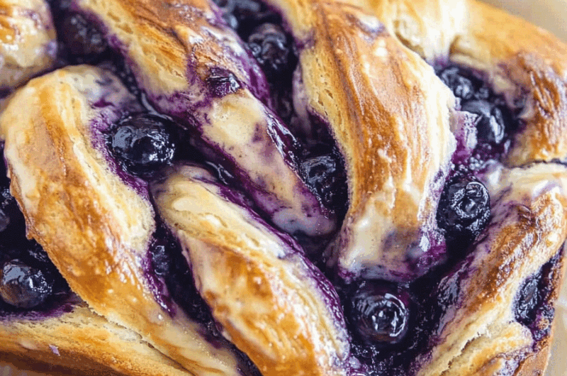 Blueberry Cream Cheese Babka Recipe