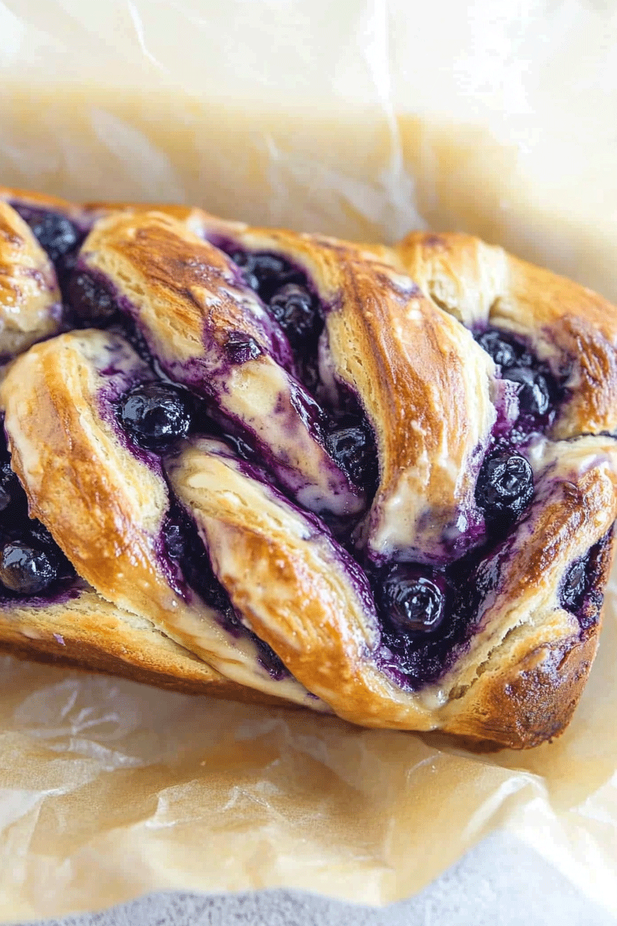 Blueberry Cream Cheese Babka Recipe