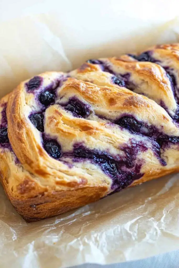 how to make Blueberry Cream Cheese Babka Recipe
