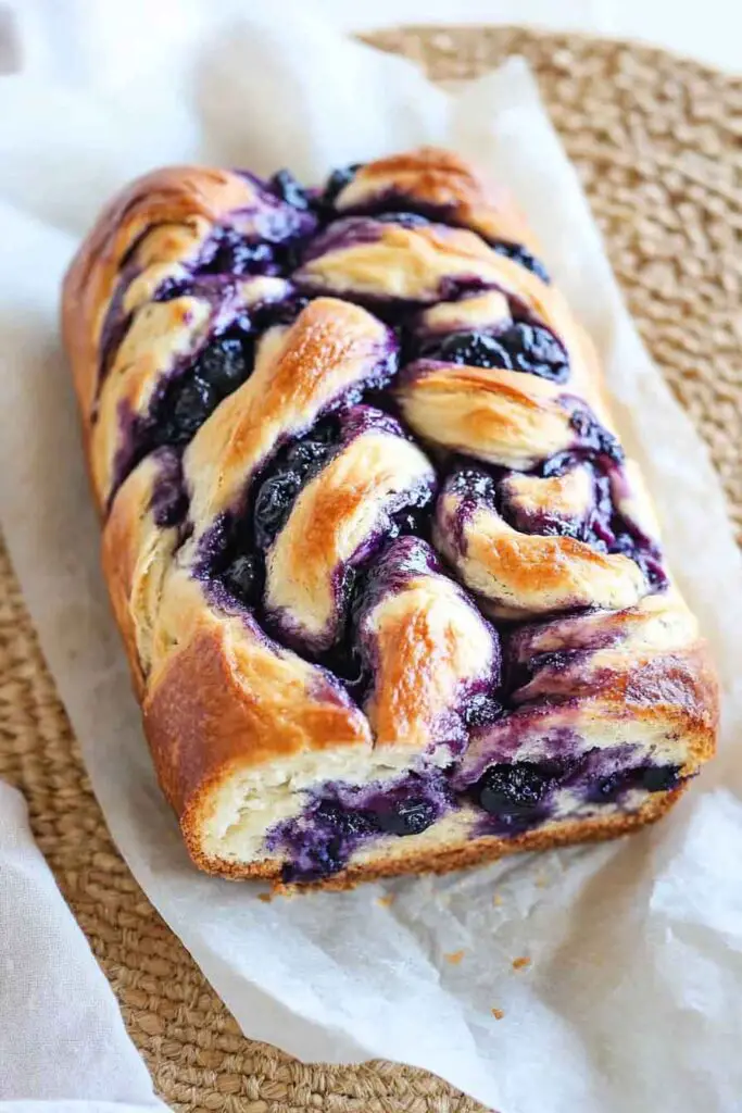 how to make Blueberry Cream Cheese Babka Recipe
