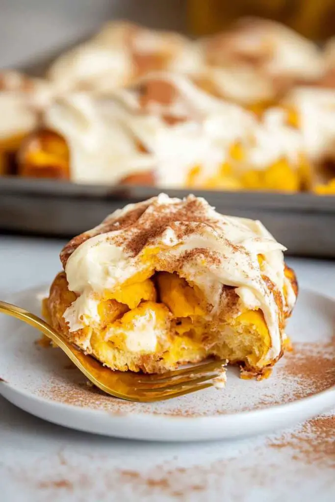 Brown Butter Pumpkin Cinnamon Rolls
