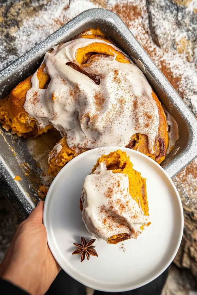 pumpkin Cinnamon Rolls