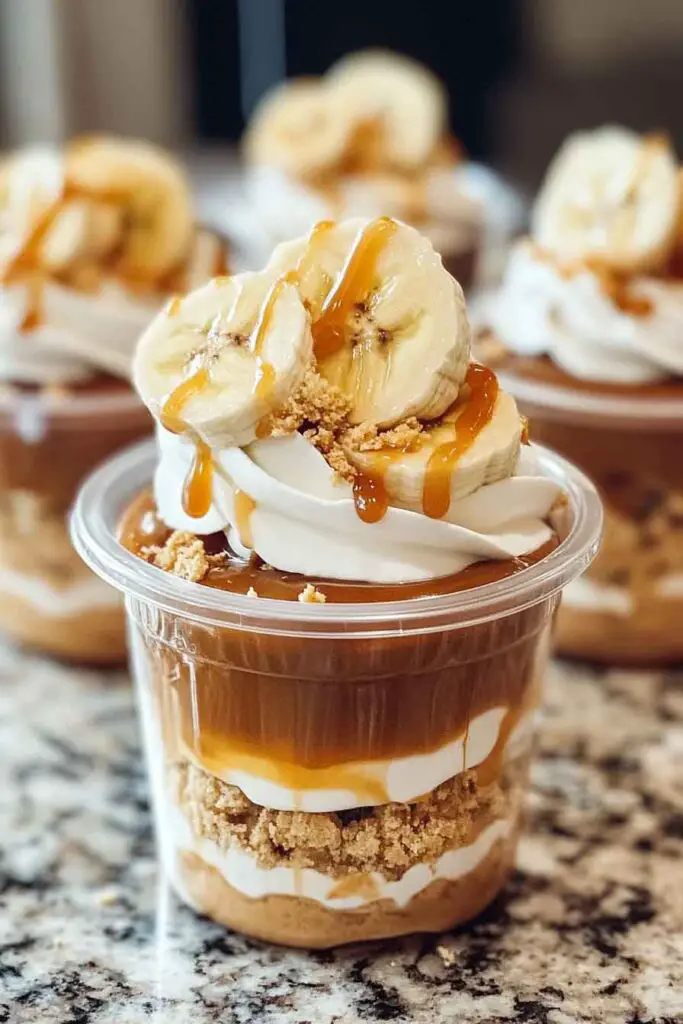 How to Make Caramel Banana Pudding Extra Cookies Cups