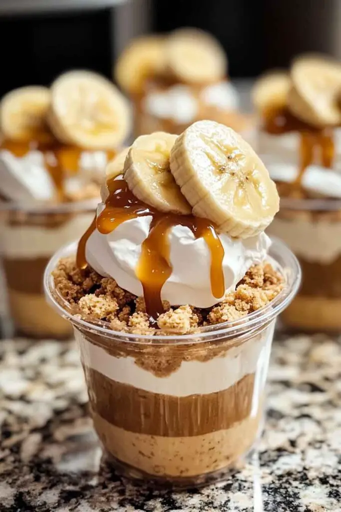 How to Make Caramel Banana Pudding Extra Cookies Cups