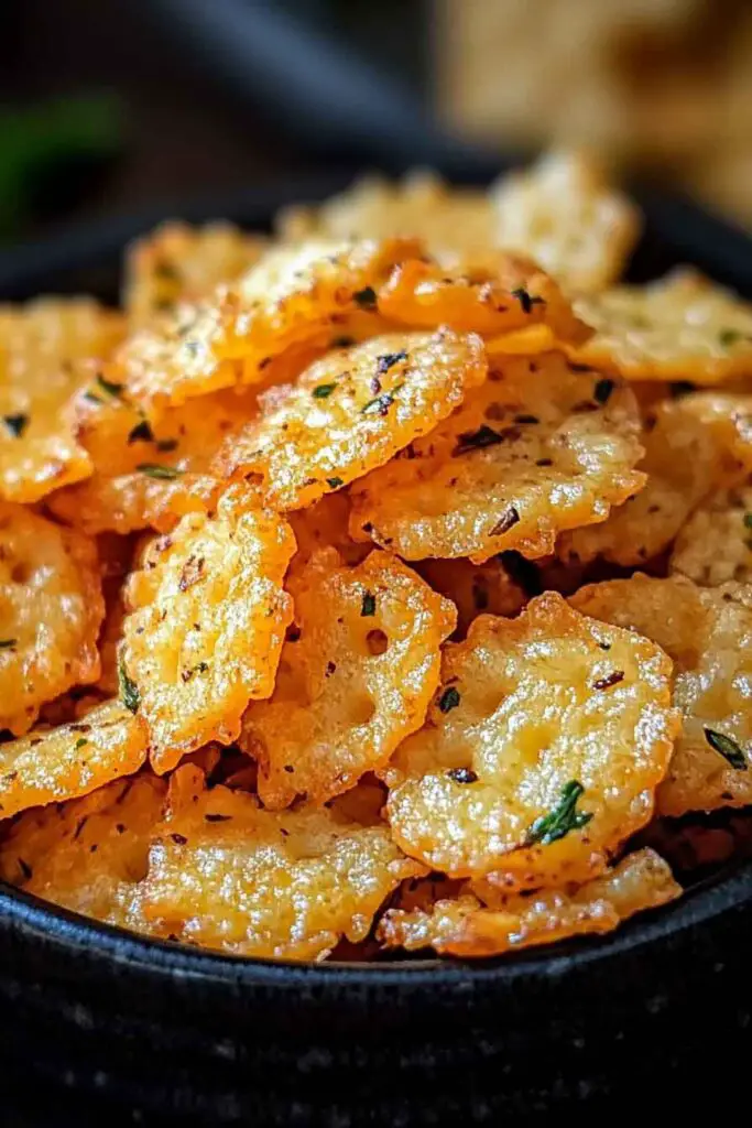 Ingredients for Cheesy Garlic Ritz Bits Snacks