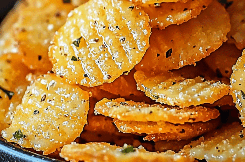 Cheesy Garlic Ritz Bits Snacks