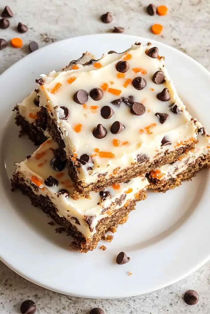 chocolate Chip Carrot Cake Bars