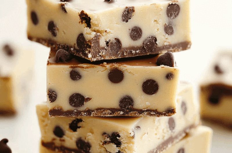Chocolate Chip Cookie Dough Bars