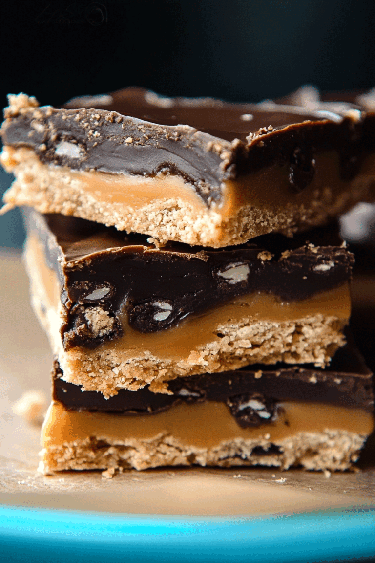 chocolate Chip Cookie Dough Billionaire Bars