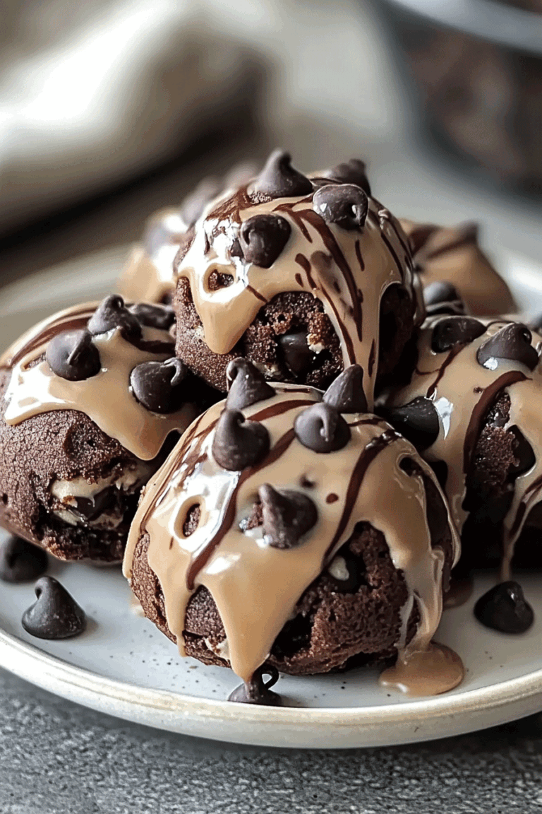 Chocolate Chip Cookie Dough Brownie Bombs