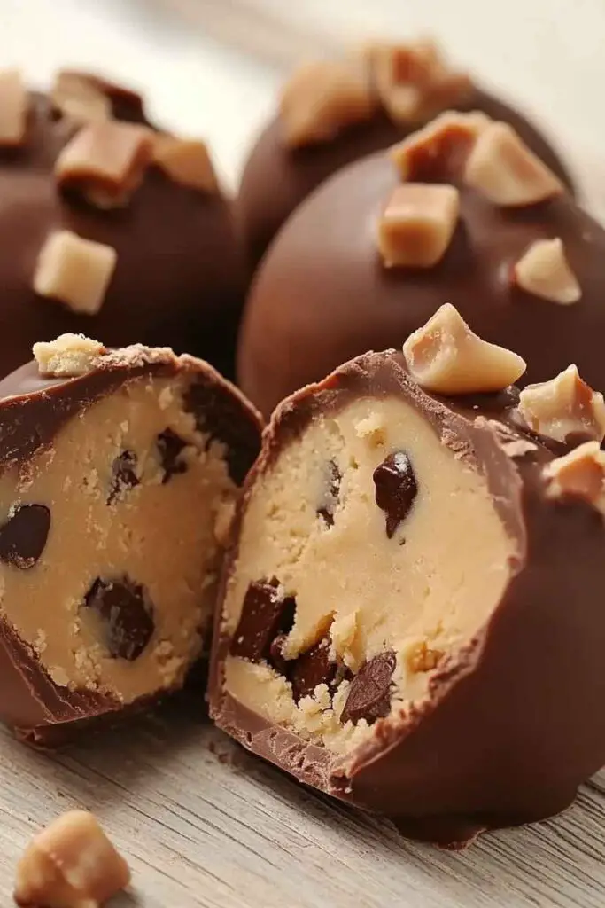 chocolate Chip Cookie Dough Truffles